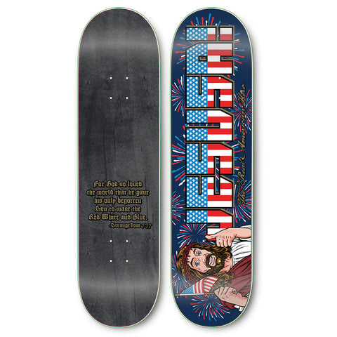 "JESUSA!" Deck 8.375" x 32.25" (WB: 14.25") - Sean Cliver