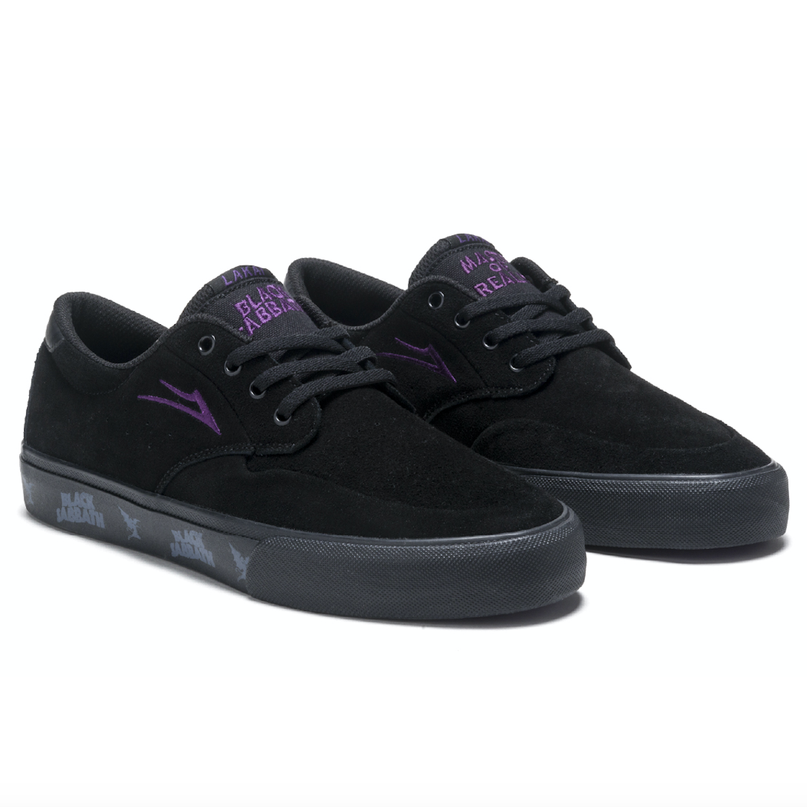 x Black Sabbath Riley 3 Black Suede unsunghero Surf Shop