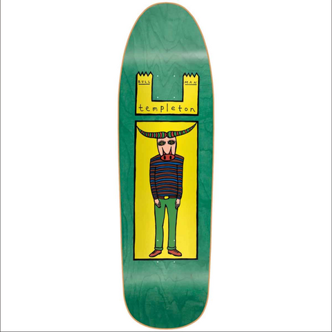 Ed Templeton "Bullman" Screenprinted - 9.35" Green