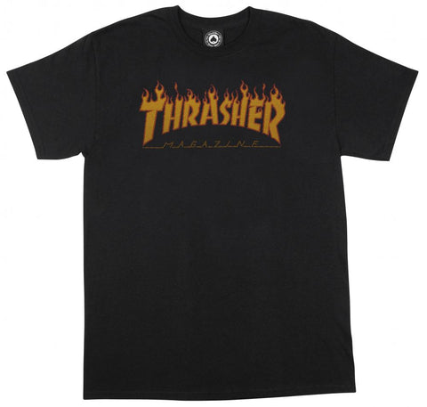 Flame Halftone T Shirt