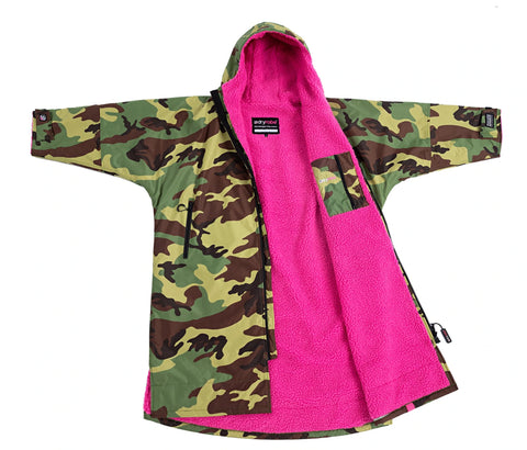 Dryrobe Advance Long Sleeve - Camo/Pink