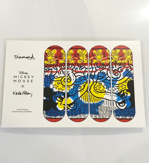 Keith Haring x Disney "HANDS BY MICKEY" - 4 Deck Set