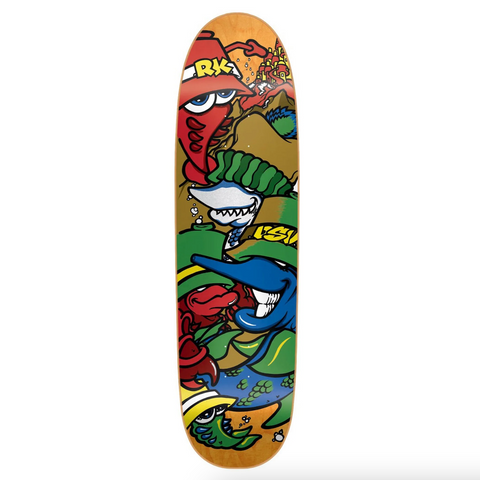Knigge DSV Old School Reissue Deck 8.6" Screen Printed - Orange