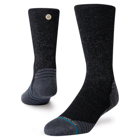 Run Wool Crew - Black