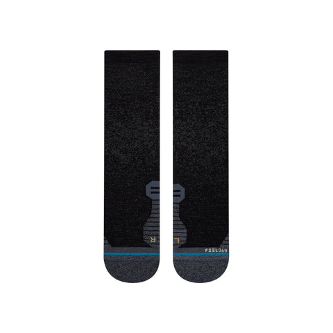 Run Wool Crew - Black