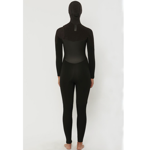7 Seas 5/4 Hooded Full Suit - Black Heather