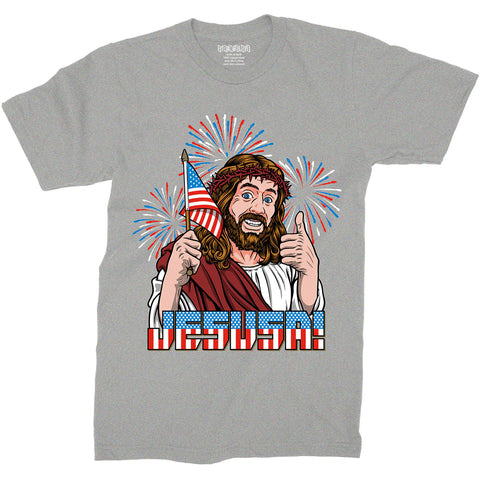 JESUSA! T-Shirt - Heather Grey