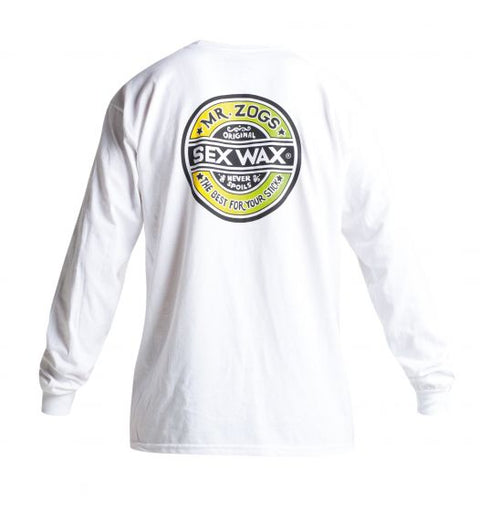 The Fade Long Sleeve Tee - White