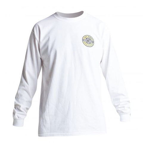 The Fade Long Sleeve Tee - White