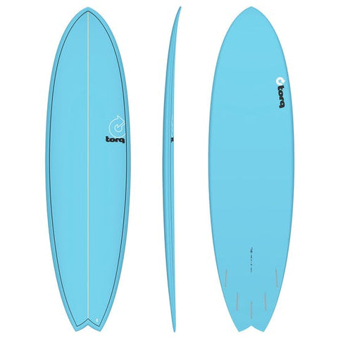 Mod Fish 6'3" - Blue/Pinline