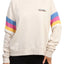 "Las Dalias" Raglan Crew - Oatmeal Marle
