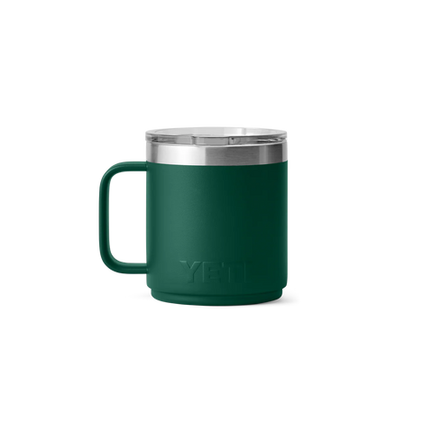 Rambler 10oz Ceramic Lined Mug - Black Forest Green