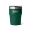 Rambler 16oz Stackable Cup - Black Forest Green