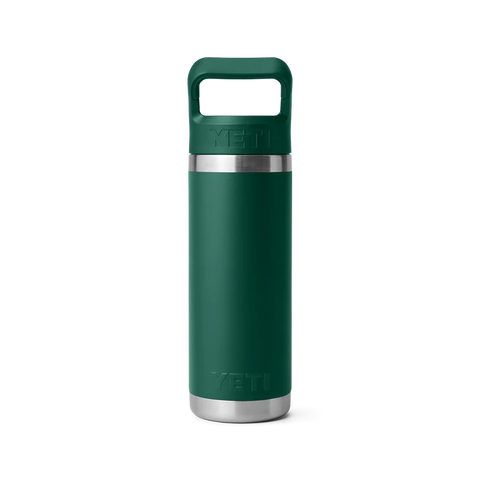 Rambler Straw Bottle 18oz (532ml) - Black Forest Green