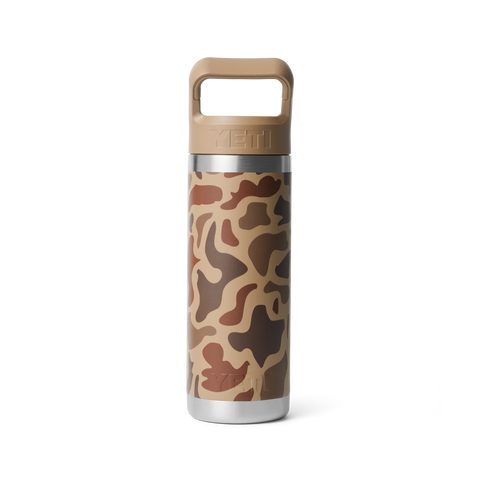 Rambler Straw Bottle 18oz (532ml) - Wetlands Camo