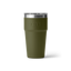 Rambler 20oz Stackable Cup - Olive/King Crab Orange