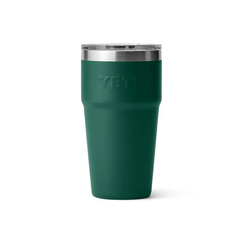 Rambler 20oz Stackable Cup - Black Forest Green
