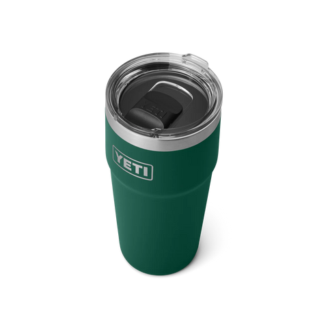Rambler 20oz Stackable Cup - Black Forest Green