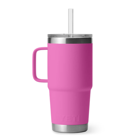 Rambler 25oz Mug with Straw Lid - Wildflower Fuchsia