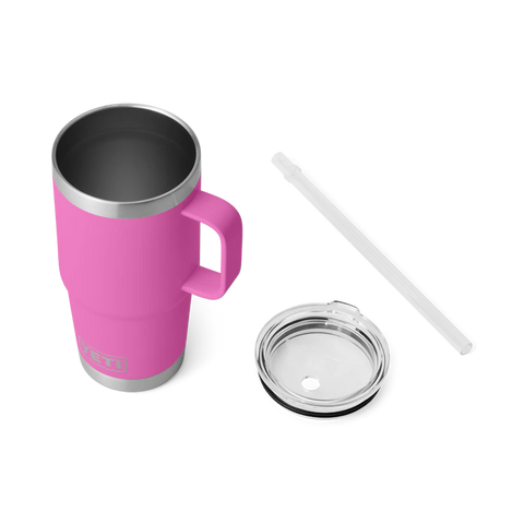 Rambler 25oz Mug with Straw Lid - Wildflower Fuchsia