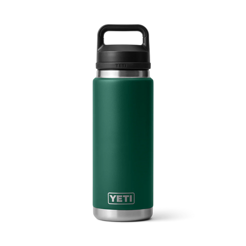 Rambler Bottle 26oz Chug - Black Forest Green