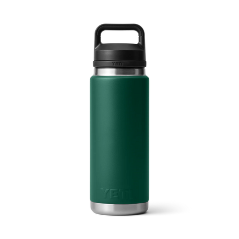 Rambler Bottle 26oz Chug - Black Forest Green