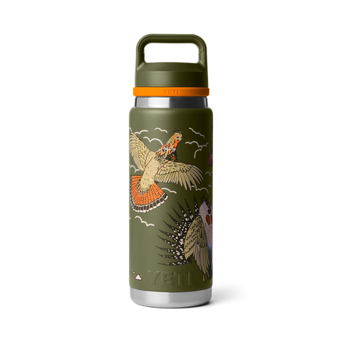 Rambler Bottle 26oz Straw Cap - Upland Bird Olive