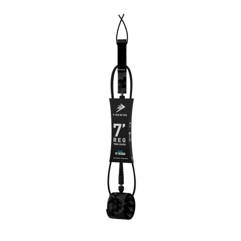 7' Regular 7mm Leash - Black/Camo