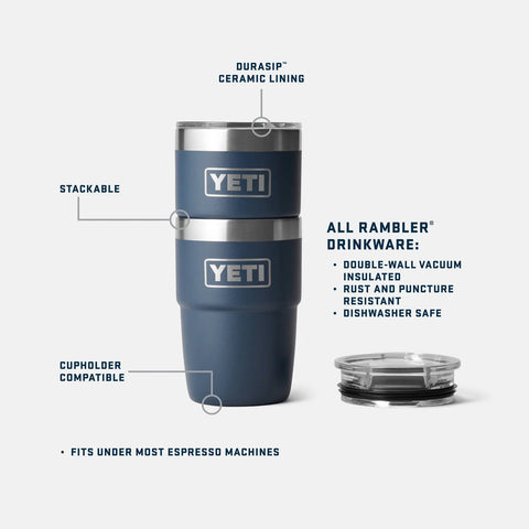Rambler 8oz Ceramic Lined Stackable Cup - Ridgeline