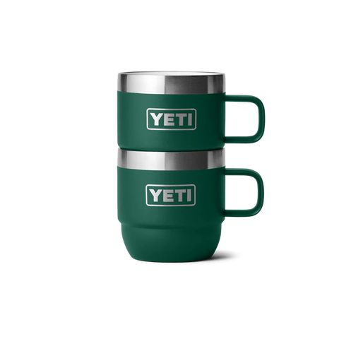 Rambler 6oz Stackable Mug 2pack - Black Forest Green