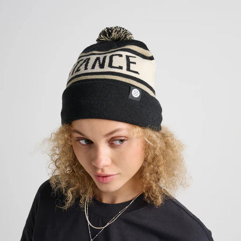 OG Pom Beanie - Black/White