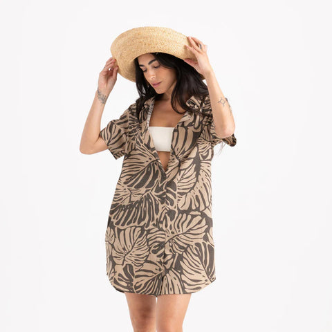 Bless Up Dress - Khaki