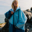 Dryrobe Advance Long Sleeve Contrast - Blue/Light Grey