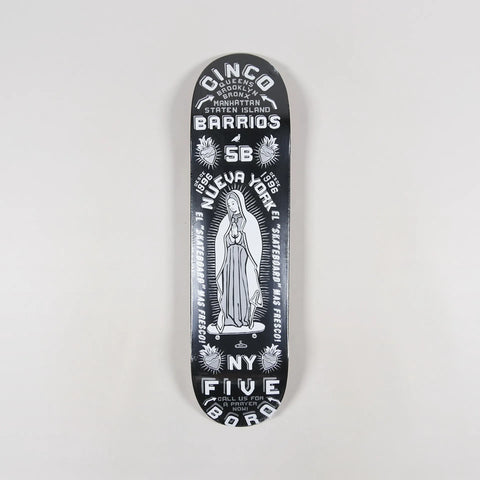 5Boro Cinco Barrios Deck Black - 8.25"