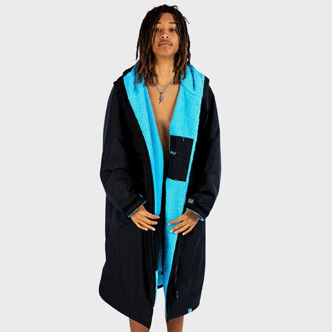 Dryrobe Advance Long Sleeve - Black/Blue