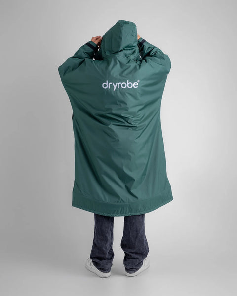 Dryrobe Advance Long Sleeve - Dark Green/Nimbus Cloud