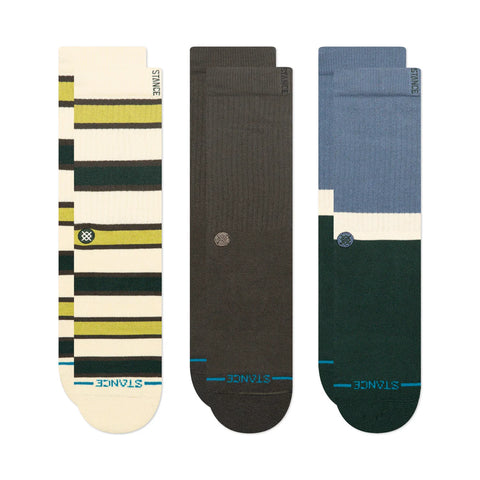 The Devon Crew 3 pack - Pine