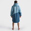 Dryrobe Advance Long Sleeve Contrast - Blue/Light Grey