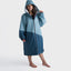 Dryrobe Advance Long Sleeve Contrast - Blue/Light Grey