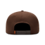 Duck Flat Brim Hat - Dark Brown