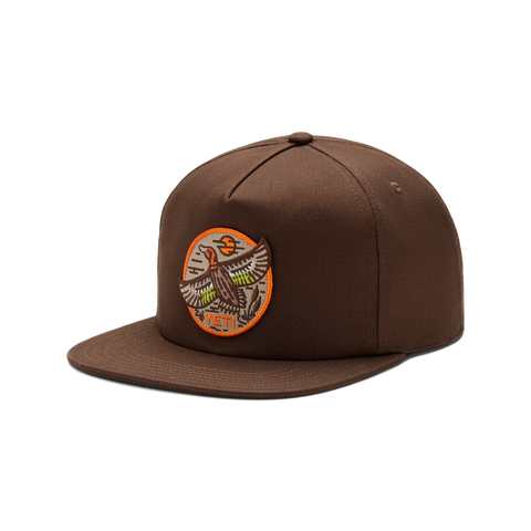 Duck Flat Brim Hat - Dark Brown