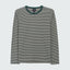 Eldon LS Stripe - Acorn Brown/Harbour Teal/Ecru