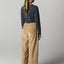 Eldon LS Stripe - Navy/Ecru/Flame