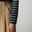 Eldon LS Stripe - Navy/Ecru/Flame