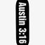 "Austin Three Sixteen" Deck - 8.0"