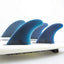 Performer Quad Fin Set Neo Glass "Pacific"  EcoBlend - Medium