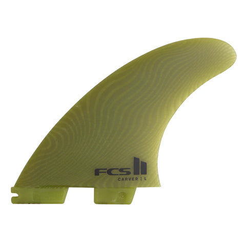 FCS2 Carver Neo Glass Tri Fin Set - Large - Eucalyptus