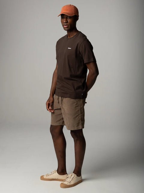 Harlyn SS Tee - Coffee Brown