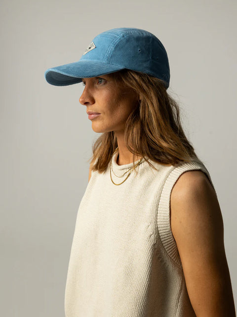 Jetty Cord Cap - Sky Blue