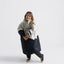 Dryrobe Advance Kids Long Sleeve - Anthracite/Lime